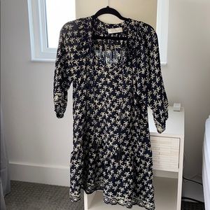 Natalie Martin silk Stevie dress with palms